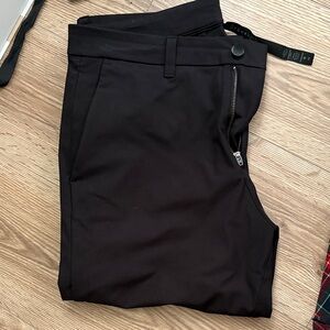 Lululemon Athletica Black Pants with Button Detail